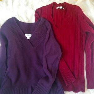 Ann Taylor Loft BOGO sweaters
